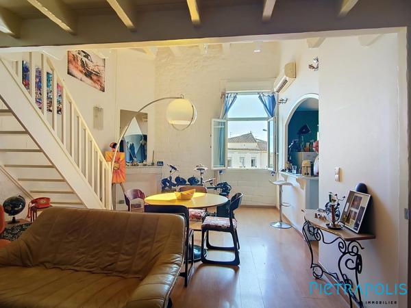 MEZE: Appartement T2 Mezzanine de 55.49m² loi carrez Rénové