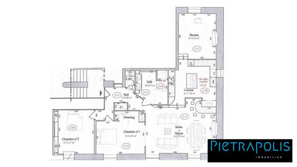 SUPERBE T4  117 m2 PLACE DES ARTS - climatisable