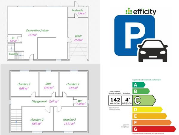 Maison 5 pièces - 110 m² Bien prestige