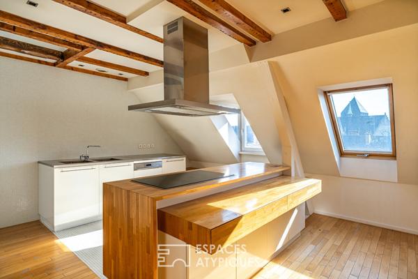 Duplex contemporain avec vue Cathédrale