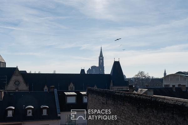 Duplex contemporain avec vue Cathédrale