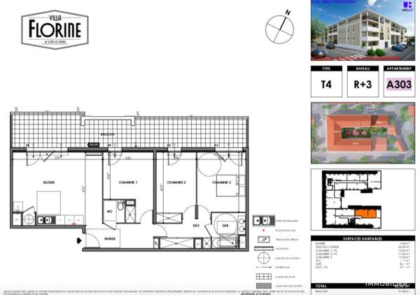 Appartement à vendre 4 pièces 82 m² La Londe-les-Maures
