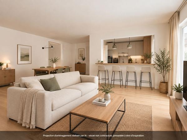 Paris 17ème Trois pièces 90 m² - RUE DE TOCQUEVILLE
