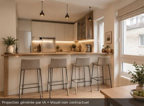 Paris 17ème Trois pièces 90 m² - RUE DE TOCQUEVILLE
