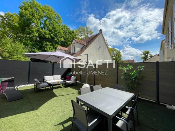 DPE D - Maison de ville avec beau jardin ensoleillé au calme