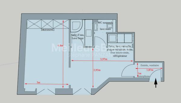 Appartement rénové 2 pièces - Quartier Legendre - Lévis - Paris 17