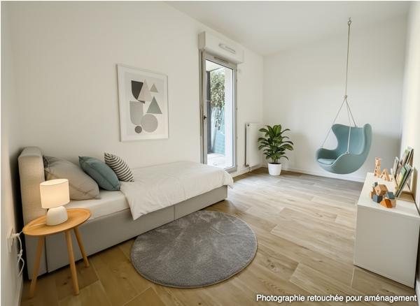 Appartement Melun 3 pièces avec jardin, proche gare de MELUN
