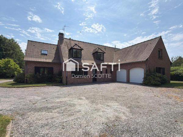 Maison individuelle de 205 m², double garage, 4 chambres