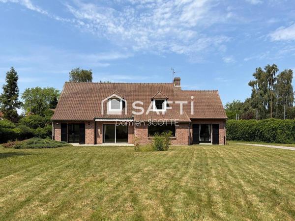 Maison individuelle de 205 m², double garage, 4 chambres