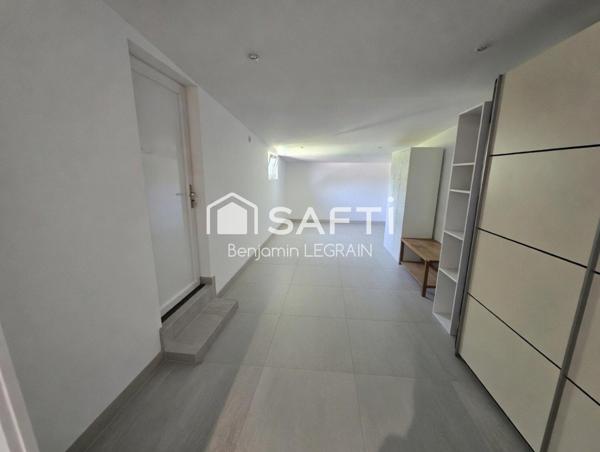 Maison semi-ind de 127m², 5p, 3ch , jardin, garage
