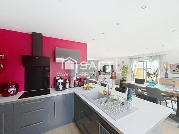 maison de plain pied 116 m2 avec piscine chauffée