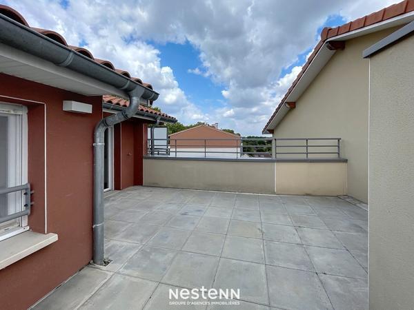 A VENDRE - Tournefeuille - Appartement T3 de 63m² avec grande terrasse et 2 places de parking