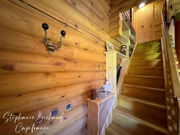 Maison chalet en rondin à vendre 4 pièces ANCELLE (05)