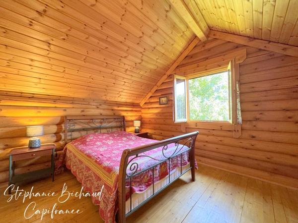 Maison chalet en rondin à vendre 4 pièces ANCELLE (05)