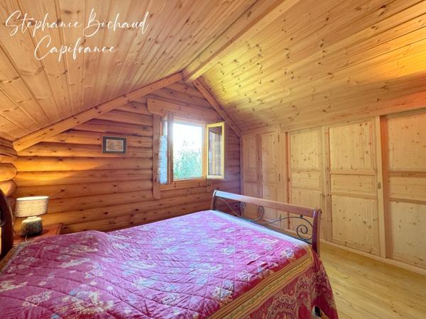 Maison chalet en rondin à vendre 4 pièces ANCELLE (05)