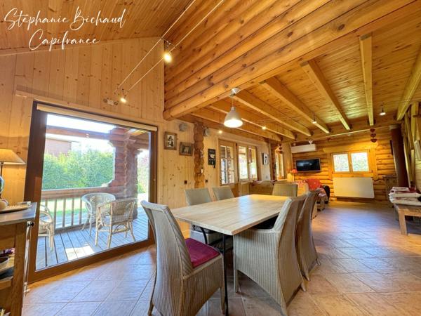 Maison chalet en rondin à vendre 4 pièces ANCELLE (05)