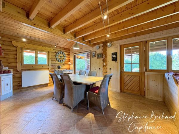 Maison chalet en rondin à vendre 4 pièces ANCELLE (05)