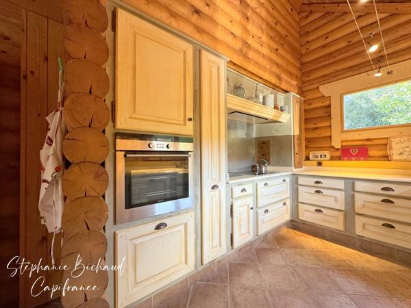 Maison chalet en rondin à vendre 4 pièces ANCELLE (05)