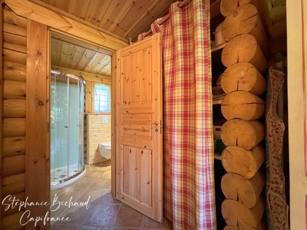 Maison chalet en rondin à vendre 4 pièces ANCELLE (05)