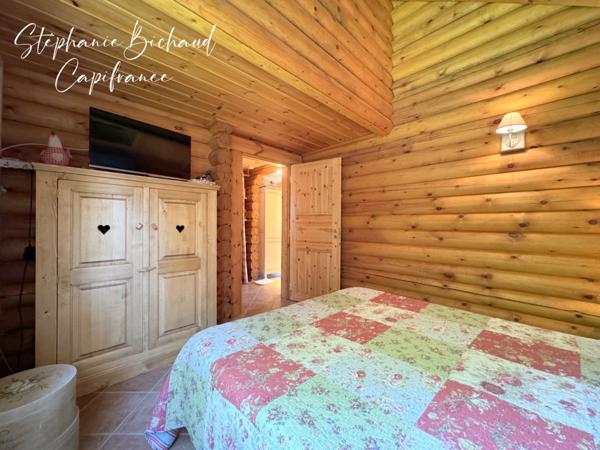 Maison chalet en rondin à vendre 4 pièces ANCELLE (05)