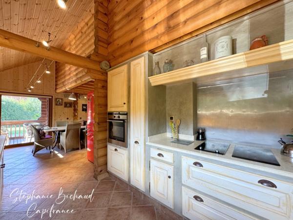 Maison chalet en rondin à vendre 4 pièces ANCELLE (05)