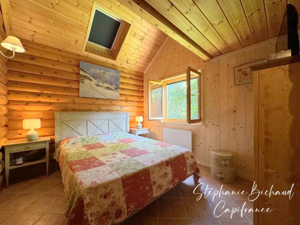 Maison chalet en rondin à vendre 4 pièces ANCELLE (05)