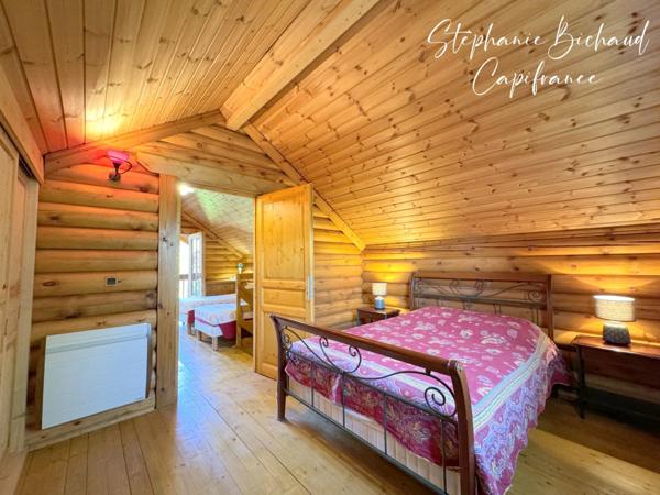 Maison chalet en rondin à vendre 4 pièces ANCELLE (05)