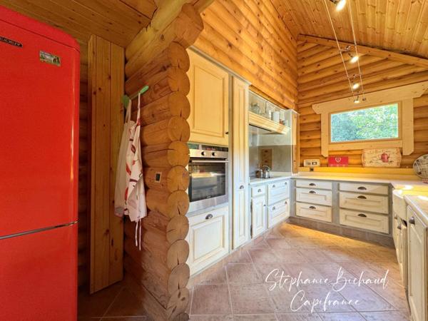 Maison chalet en rondin à vendre 4 pièces ANCELLE (05)