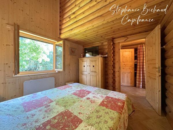 Maison chalet en rondin à vendre 4 pièces ANCELLE (05)