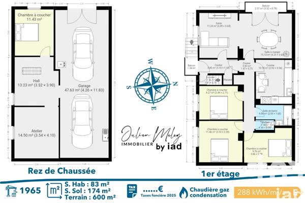 Maison à vendre 5 pièces 83 m² Montbéliard