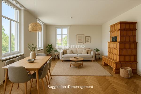 Sous compromis : Appartement de réception dans une maison de maître