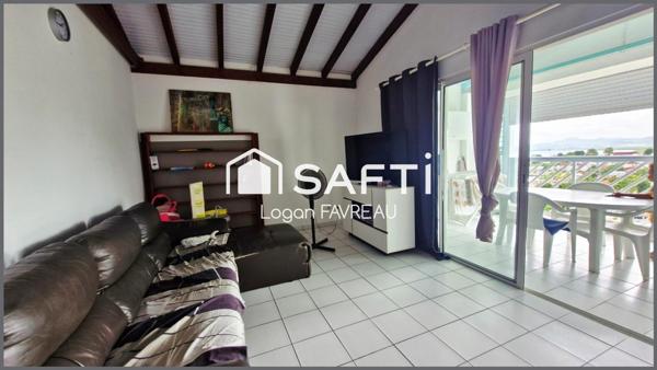 Appartement T2 vue mer avec terrasse – Trois-Îlets Bourg