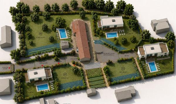 MURET TERRAIN A BATIR DANS UN DOMAINE PRIVÉ EN BORD DE GARONNE
