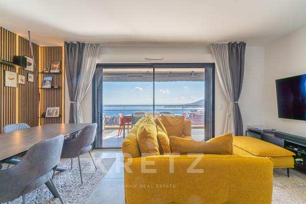 Appartement contemporain avec vue panoramique sur le golfe d’Ajaccio à deux pas des plages