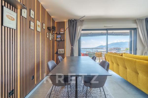 Appartement contemporain avec vue panoramique sur le golfe d’Ajaccio à deux pas des plages