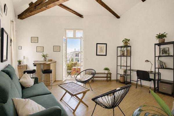 Duplex avec terrasse – Marseille Vieux-Port / Hôtel de Ville