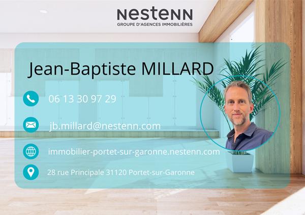 A VENDRE - PINSAGUEL - IMMEUBLE AVEC 2 APPARTEMENTS - GARAGES - PARKING