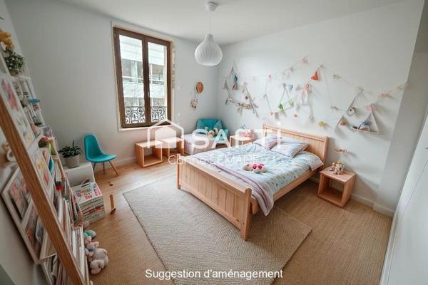 Appartement T4 rénové à Gentilly