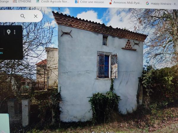 ENSEMBLE IMMOBILIER DE 2 MAISONS EN PIERRE  A RENOVER  PLUS UNE GRANGE FERMEE AVEC TOITURE NEUVE SUR PARCELLE AGRICOLE DE 8087M² CARMAUX (81)