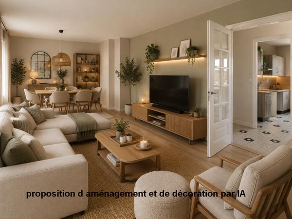 MAISON EN PIERRE avec TERRAIN - SECTEUR PAVILLONNAIRE MIREBEAU