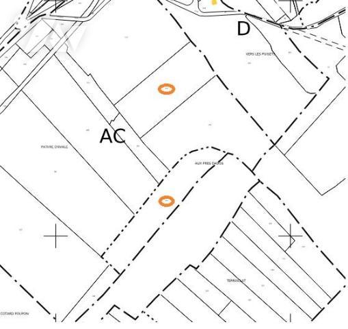 Parcelles boisées sur la commune Lac-des-Rouges-Truites