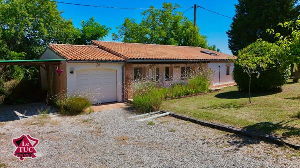 Maison de plain pied avec gîte et piscine chauffée. Pujols (47300)
