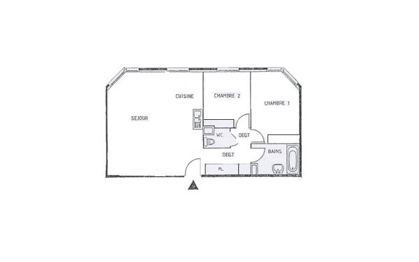 Appartement
         3 pièces
        - 64 m² Exclusivité 259 000 € *