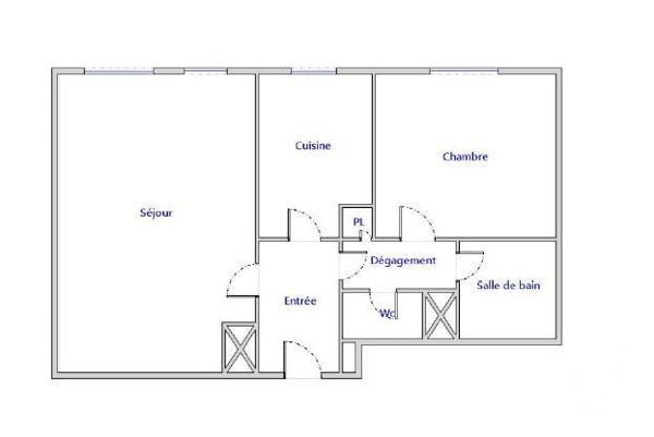 Appartement F2 à vendre  2 pièces - 53 m2 NEUILLY SUR SEINE - 92