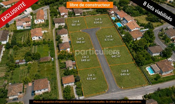 Vente
                Terrain642 m² - LAVAUR (81500)