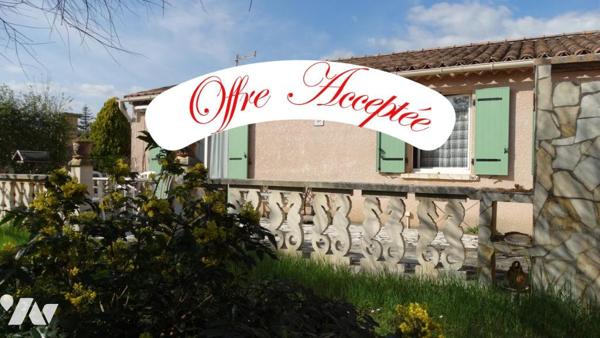 PROCHE CENTRE VILLA T4 AVEC GARAGE ET ATELIER A SAINT-MAXIMIN