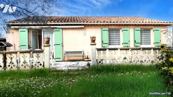 PROCHE CENTRE VILLA T4 AVEC GARAGE ET ATELIER A SAINT-MAXIMIN