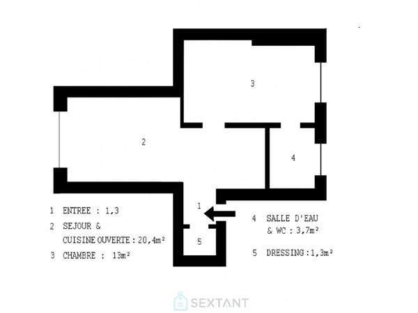 Un appartement coup de coeur situé aux Vignes de Montmartre