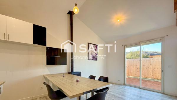 Maison T2 Bis (Chambre, bureau, jardinet, parking)
