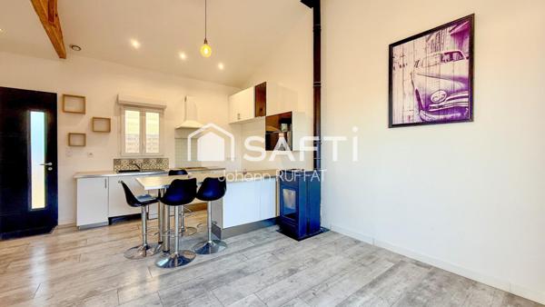Maison T2 Bis (Chambre, bureau, jardinet, parking)